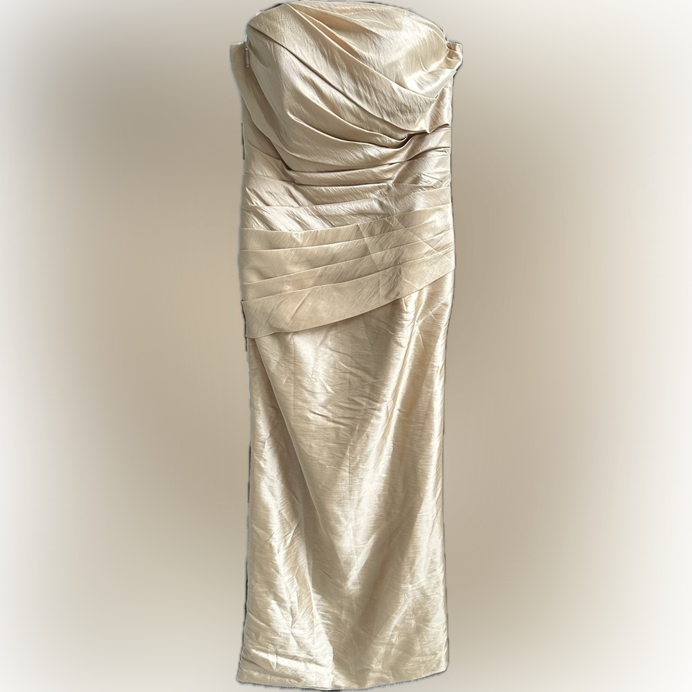 NWT JJ’s House Gold Evening Gown Sz 10